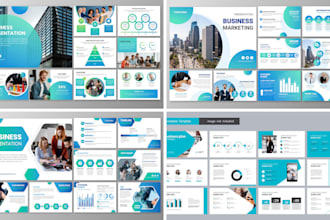 design a powerpoint presentation, pitch deck, google slides