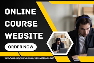 online course website elearning course learndash lms zapier kajabi sales funnel