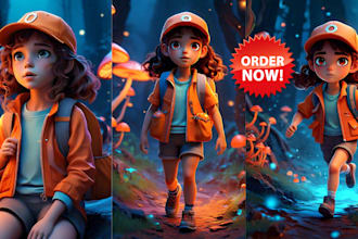 illustrate charming children book illustrations for your children book story