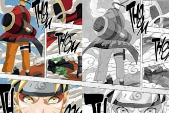 draw sketch anime manga illustration storyboard graphic novel comics digital art