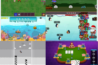 develop multiplayer html5 2d game for web with phaser 3
