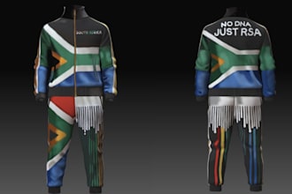 design 3d clothing model mockup for cap, tshirt, hoodie or any clothing