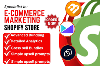 setup ecommerce marketing tidio cm uppromote seguno bixgrow klaviyo shopify app