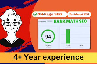 set up rank math SEO plugin with 94 plus score
