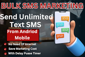 provide powerful bulk SMS text message marketing software for android