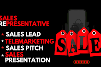 sales closer sales rep sales agent be your virtual assistant telemarketing