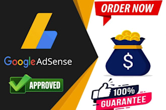 provide google adsense approval guarantee service