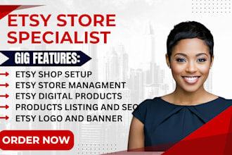 be your etsy SEO specialist etsy digital products etsy store manager