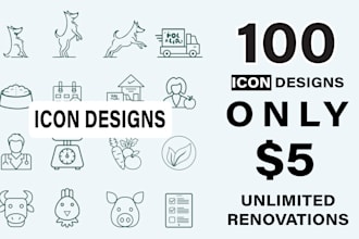 design website icons, custom icons, vector icons, symbol