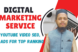 organically youtube chanel optimization video promotion with SEO and ads for top