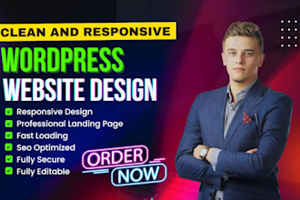 expert responsive wordpress website design development