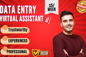 be your virtual assistant, data entry and web research VA