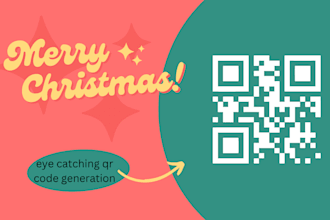make a professional and custom qr code for you with logo