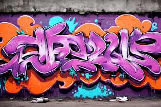 create graffiti art for you