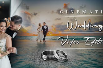 do cinematic wedding short film editing