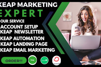 design keap email template keap newsletter and keap landing page