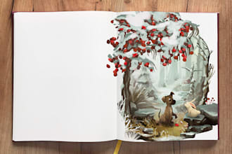 hand draw childrens book illustration for successful publishing