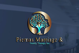 do unique mental health, wellness, yoga, medical, coaching logo