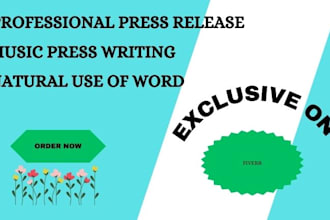 press release your article and do  press release distribution