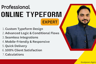 create stunning typeform, jotform, custom forms, paper form
