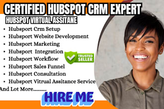 setup hubspot crm hubspot VA workflow marketing automation hubspot landing page
