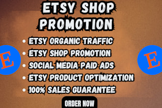 do etsy shop promotion to improve traffic, etsy store promotion