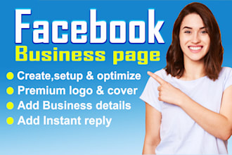create, setup and manage facebook page for your business