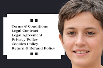 write legal contracts, agreements, nda, terms and conditions, privacy policy