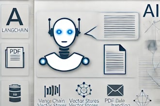 develop end2end chatbot with vector store