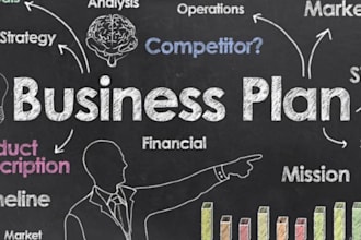 create business plan slides sales pitch presentation business finance analyst