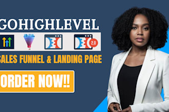 set up gohighlevel landing page, go high level sales funnel, ghl website expert
