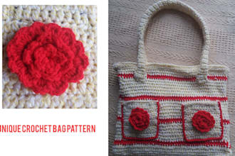 crochet bag pattern easy to follow