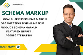 setup schema markups structured data rich snippets