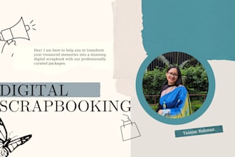 create personalized digital scrapbooks for your memories