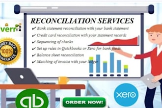 do accounts and bank reconciliation services
