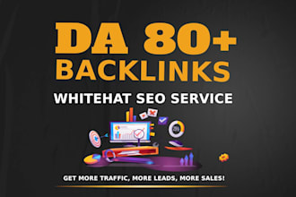 publish high quality da 80 plus guest posting backlinks