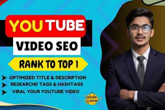 your youtube video SEO to video of grow rank expert
