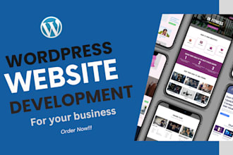 build responsive wordpress website design or website blog