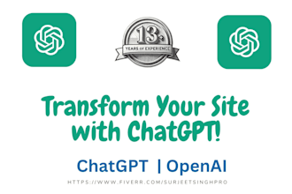 integrate chatgpt API with your website for custom use
