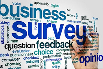create a responsive online survey form, research questionnaire real respondents