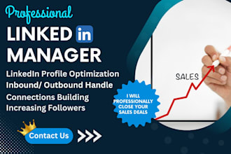 be your linkedin manager and b2b appointment setter