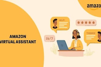 be your expert amazon fba virtual assistant, amazon store VA