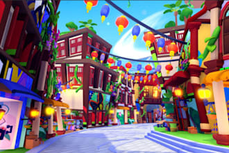 build roblox map,terrain maps, city map,environment, ugc assets, vfx, tycoon map