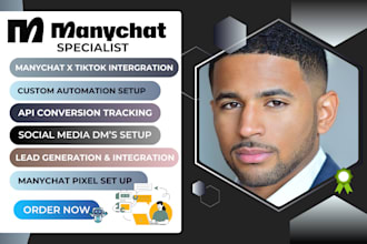 be your manychat expert for manychat automation chatbot expert for many chat