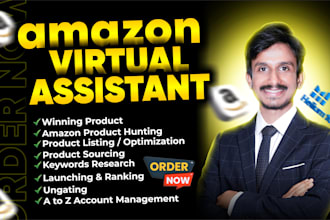 do amazon fba product research, SEO copy, PPC and launch