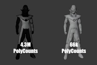 3d retopology, uv unwrap and texturing any 3d model in blender and maya