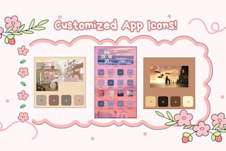 make customizable app icons and premade themes