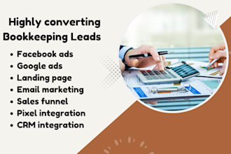 generate bookkeeping leads tax leads accounting finance leads financial advisor