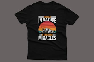 do custom t shirt and vintage design