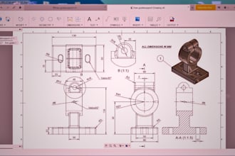 help you in mechanical drawings, product designing, solid works fusion 360